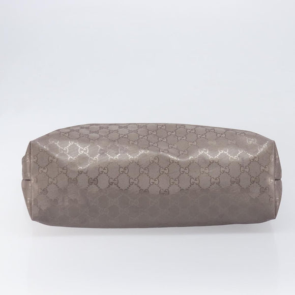 GUCCI GG Implementation Tote Bag PVC Pink Silver 211137 Auth BA15115