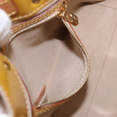LOUIS VUITTON Monogram Vernis Reade PM Hand Bag Beige M91144 LV Auth BA15116-22