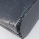 LOUIS VUITTON Monogram Mat Sutter Shoulder Bag Blue M55165 LV Auth BA15117-17