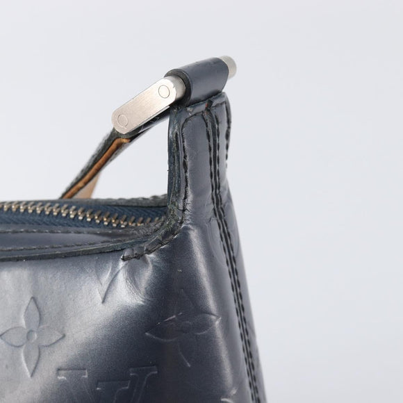 LOUIS VUITTON Monogram Mat Sutter Shoulder Bag Blue M55165 LV Auth BA15117