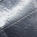 LOUIS VUITTON Monogram Mat Sutter Shoulder Bag Blue M55165 LV Auth BA15117-10