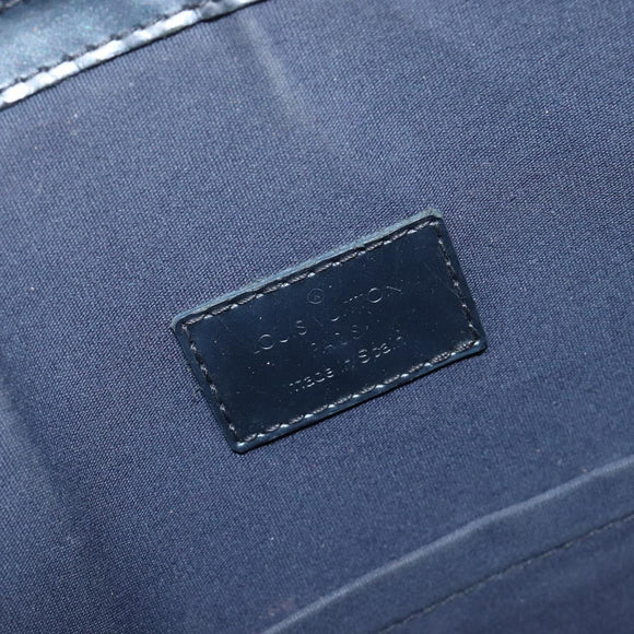 LOUIS VUITTON Monogram Mat Sutter Shoulder Bag Blue M55165 LV Auth BA15117