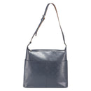 LOUIS VUITTON Monogram Mat Sutter Shoulder Bag Blue M55165 LV Auth BA15117-13
