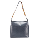 LOUIS VUITTON Monogram Mat Sutter Shoulder Bag Blue M55165 LV Auth BA15117-2