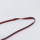 Chloe Paraty Hand Bag Leather 2way Bordeaux Gold Auth BA15119-15