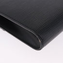 LOUIS VUITTON Epi Pochette Arche Shoulder Bag Black Noir M52572 LV Auth BA15120-15
