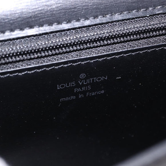 LOUIS VUITTON Epi Pochette Arche Shoulder Bag Black Noir M52572 LV Auth BA15120