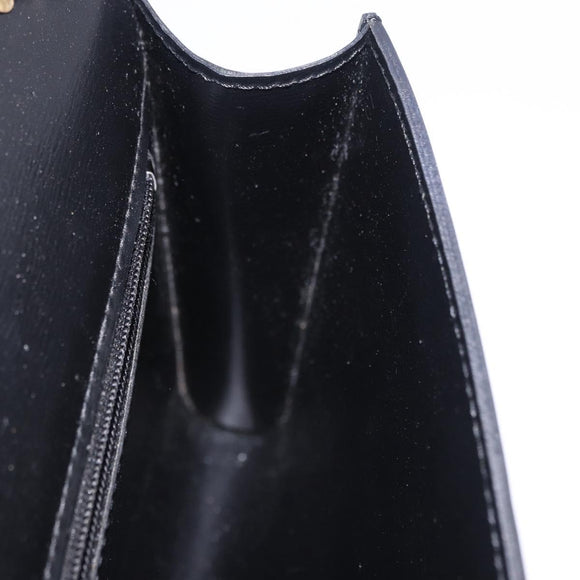 LOUIS VUITTON Epi Pochette Arche Shoulder Bag Black Noir M52572 LV Auth BA15120