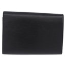 LOUIS VUITTON Epi Pochette Arche Shoulder Bag Black Noir M52572 LV Auth BA15120-2