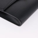 LOUIS VUITTON Epi Pochette Arche Shoulder Bag Black Noir M52572 LV Auth BA15120-7