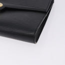LOUIS VUITTON Epi Pochette Arche Shoulder Bag Black Noir M52572 LV Auth BA15120-14