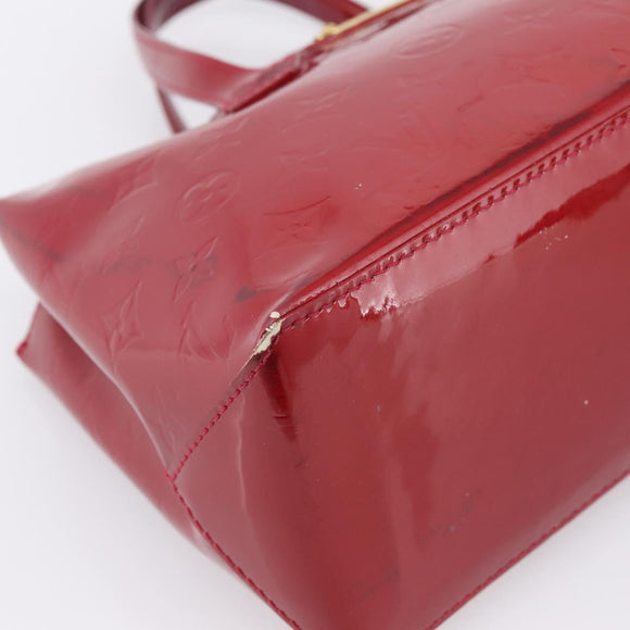 LOUIS VUITTON Monogram Vernis Wilshire PM Bag Pomme D'amour M93642 Auth BA15121