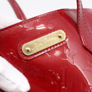 LOUIS VUITTON Monogram Vernis Wilshire PM Bag Pomme D'amour M93642 Auth BA15121-17