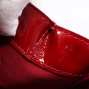 LOUIS VUITTON Monogram Vernis Wilshire PM Bag Pomme D'amour M93642 Auth BA15121-12