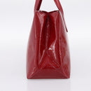 LOUIS VUITTON Monogram Vernis Wilshire PM Bag Pomme D'amour M93642 Auth BA15121-4