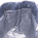 CELINE Macadam Canvas Tote Bag PVC Leather Black Gold Auth BA15122-18