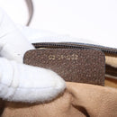 GUCCI GG Supreme Web Sherry Line Bag PVC Beige Gold 02 14 032 Auth BA15126-25