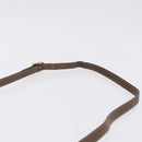 GUCCI GG Supreme Web Sherry Line Bag PVC Beige Gold 02 14 032 Auth BA15126-8