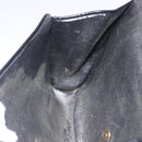Christian Dior Trotter Canvas Shoulder Bag Navy Gold Auth BA15128-21