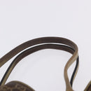 GUCCI GG Canvas Princie Tote Bag Brown Gold 163805 Auth BA15130-9