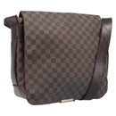 LOUIS VUITTON Damier Ebene Bastille Shoulder Bag N45258 LV Auth BA15131-1