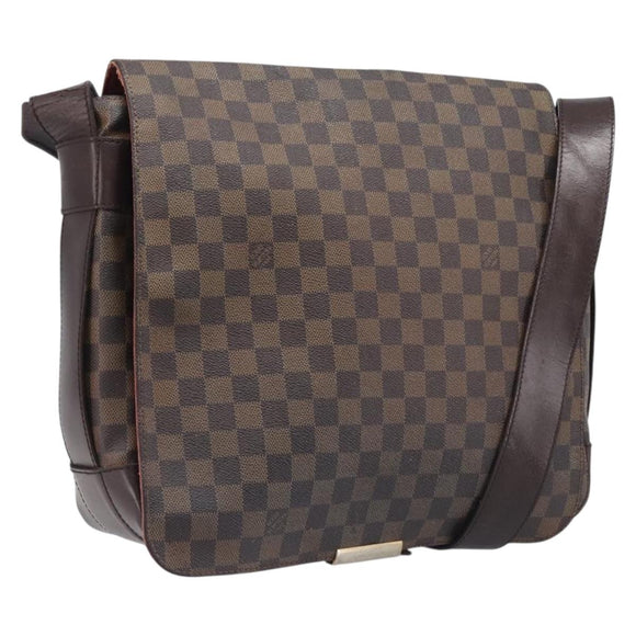 LOUIS VUITTON Damier Ebene Bastille Shoulder Bag N45258 LV Auth BA15131