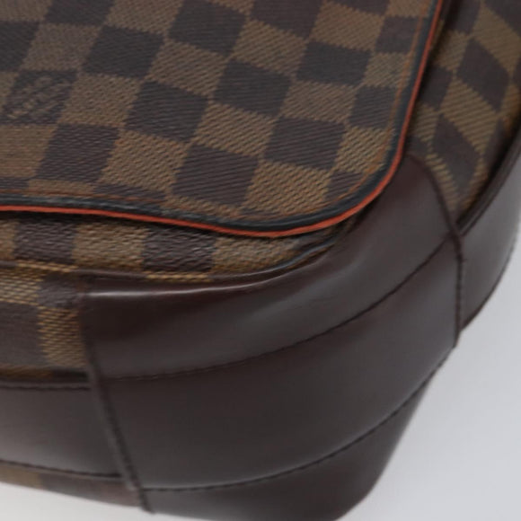 LOUIS VUITTON Damier Ebene Bastille Shoulder Bag N45258 LV Auth BA15131