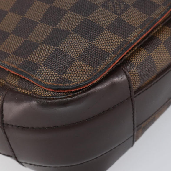 LOUIS VUITTON Damier Ebene Bastille Shoulder Bag N45258 LV Auth BA15131