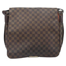LOUIS VUITTON Damier Ebene Bastille Shoulder Bag N45258 LV Auth BA15131-13
