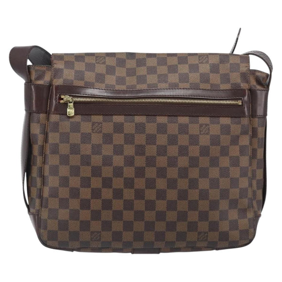 LOUIS VUITTON Damier Ebene Bastille Shoulder Bag N45258 LV Auth BA15131