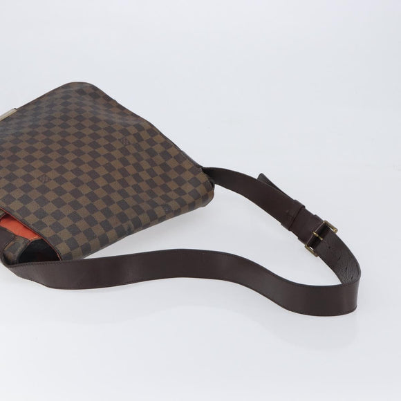 LOUIS VUITTON Damier Ebene Bastille Shoulder Bag N45258 LV Auth BA15131