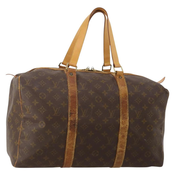 LOUIS VUITTON Monogram Sac Souple 45 Boston Bag M41624 LV Auth BA15132