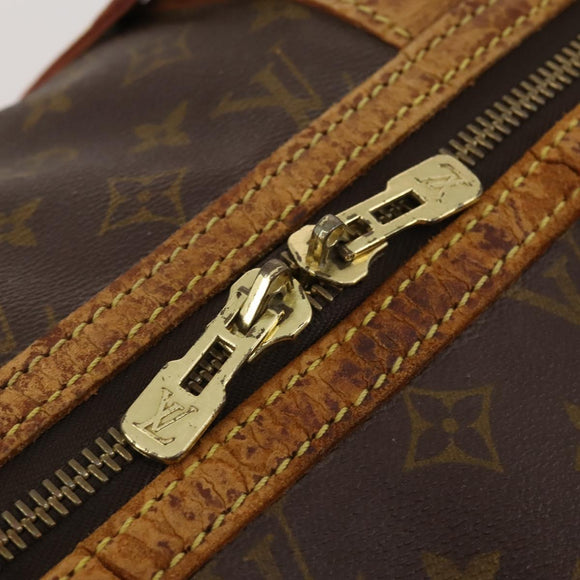 LOUIS VUITTON Monogram Sac Souple 45 Boston Bag M41624 LV Auth BA15132