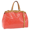 LOUIS VUITTON Monogram Vernis Blair MM Hand Bag Rose rich M90262 LV Auth BA15136-1