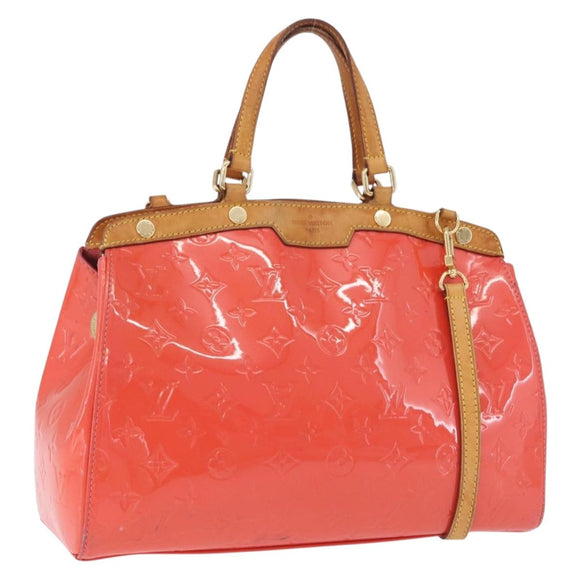 LOUIS VUITTON Monogram Vernis Blair MM Hand Bag Rose rich M90262 LV Auth BA15136
