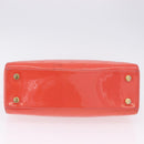 LOUIS VUITTON Monogram Vernis Blair MM Hand Bag Rose rich M90262 LV Auth BA15136-5