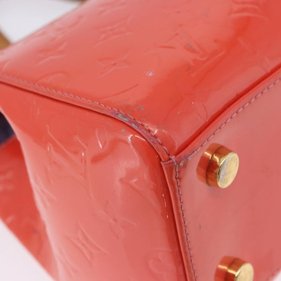 LOUIS VUITTON Monogram Vernis Blair MM Hand Bag Rose rich M90262 LV Auth BA15136