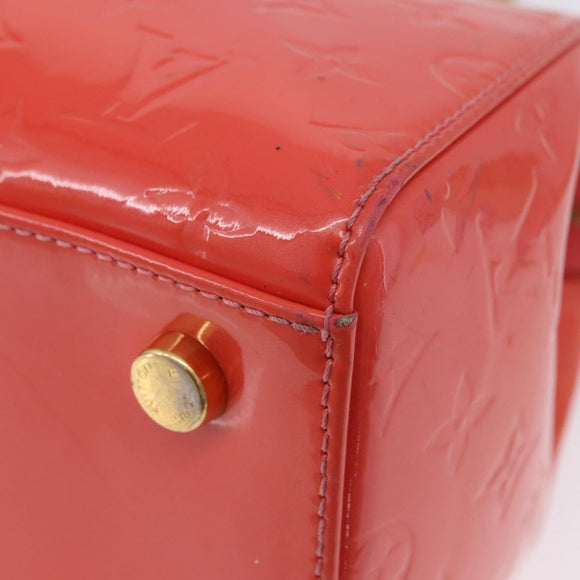 LOUIS VUITTON Monogram Vernis Blair MM Hand Bag Rose rich M90262 LV Auth BA15136