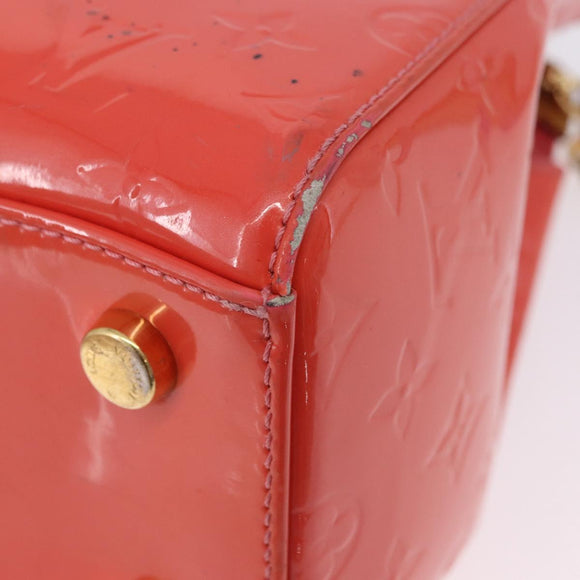 LOUIS VUITTON Monogram Vernis Blair MM Hand Bag Rose rich M90262 LV Auth BA15136