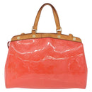 LOUIS VUITTON Monogram Vernis Blair MM Hand Bag Rose rich M90262 LV Auth BA15136-2