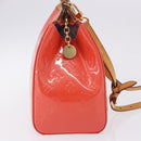 LOUIS VUITTON Monogram Vernis Blair MM Hand Bag Rose rich M90262 LV Auth BA15136-4