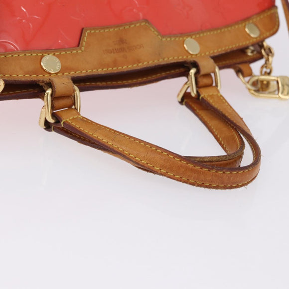 LOUIS VUITTON Monogram Vernis Blair MM Hand Bag Rose rich M90262 LV Auth BA15136