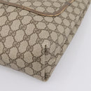GUCCI GG Supreme Web Sherry Line Tote Bag PVC Beige Gold 39 02 003 Auth BA15137-9