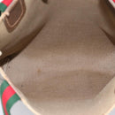 GUCCI GG Supreme Web Sherry Line Tote Bag PVC Beige Gold 39 02 003 Auth BA15137-10