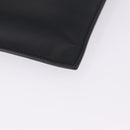 VERSACE Clutch Bag Leather Black Gold Auth BA15138A-10