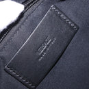 VERSACE Clutch Bag Leather Black Gold Auth BA15138A-15