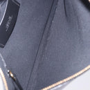 VERSACE Clutch Bag Leather Black Gold Auth BA15138A-16