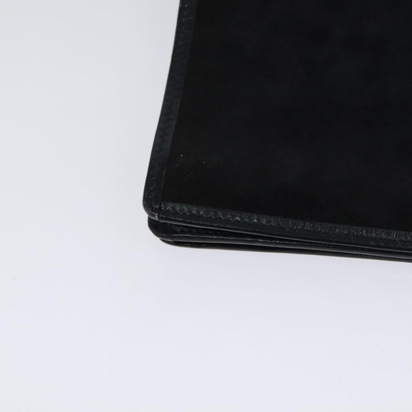 CELINE Shoulder Bag Suede Navy Auth BA1514