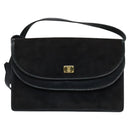 CELINE Shoulder Bag Suede Navy Auth BA1514-13
