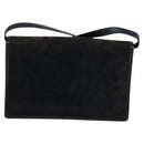 CELINE Shoulder Bag Suede Navy Auth BA1514-2